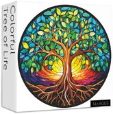 Colorful Tree of Life Jigsaw Puzzle 1000 Pieces